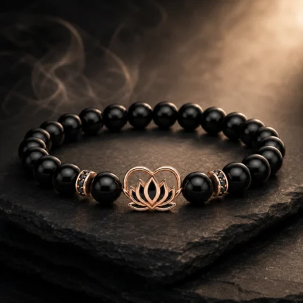 Obsidian Protection & Grounding Bracelet