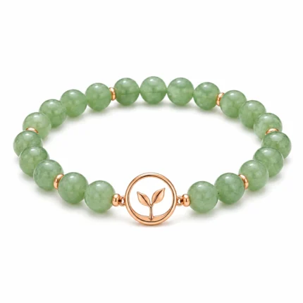 Green Aventurine Growth & Renewal Bracelet detail view