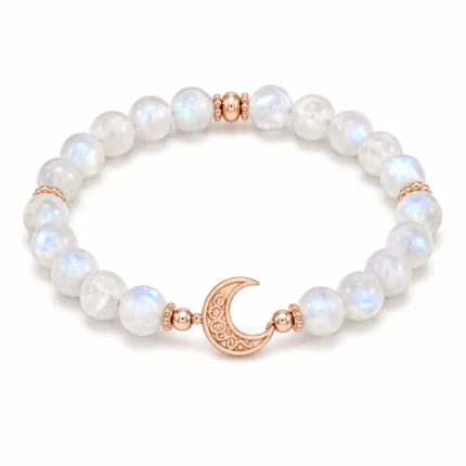 Moonstone Intuition & New Beginnings Bracelet detail view