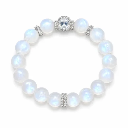 Moonstone Crystal Radiance & Grace Bracelet detail view