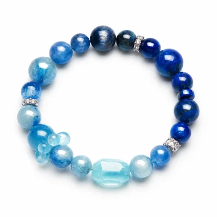 Gemini Duality & Clarity Crystal Bracelet detail view