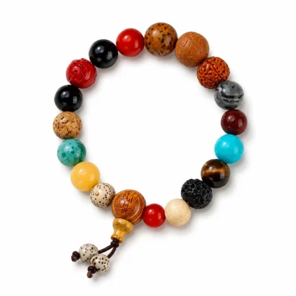 Twelve Treasures Harmony & Blessing Bracelet detail view